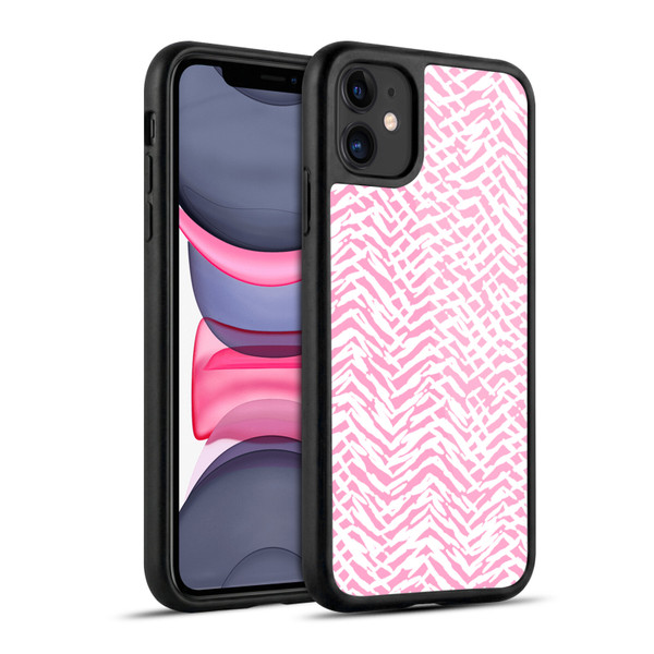 Ninola Patterns 4 Leopard Marks Pink Gel Armour Case For Apple iPhone 11