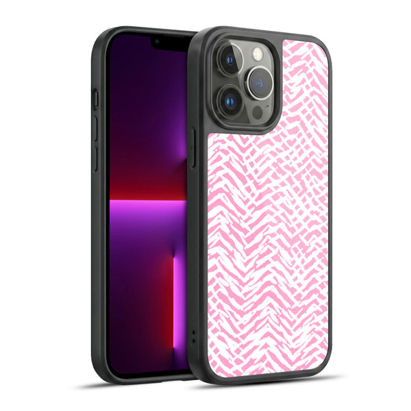 Ninola Patterns 4 Leopard Marks Pink Gel Armour Case For Apple iPhone 13 Pro Max