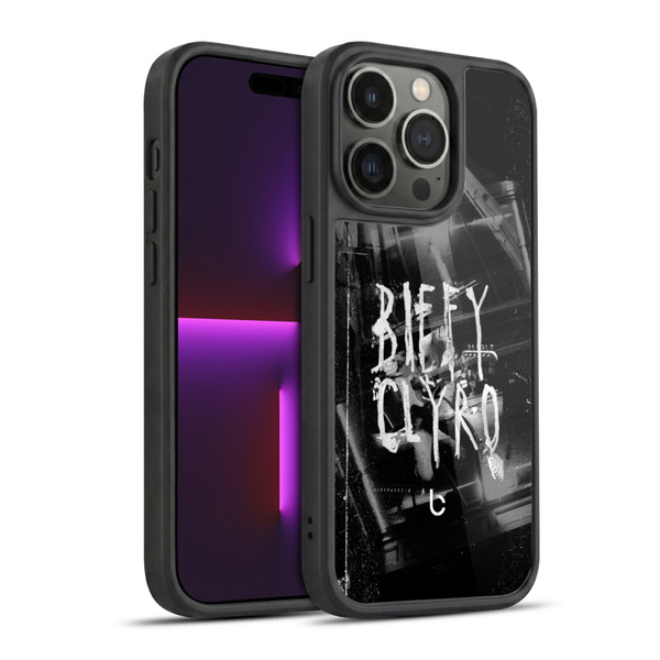 Biffy Clyro Graphics Black White Gel Armour Case For Apple iPhone 14 Pro