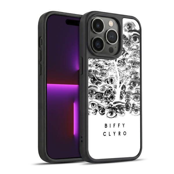 Biffy Clyro Graphics Eyes Gel Armour Case For Apple iPhone 14 Pro