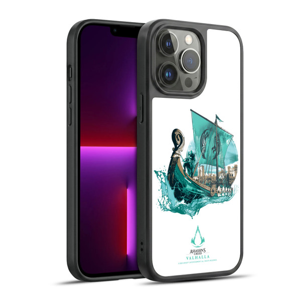Assassin's Creed Valhalla Compositions And Patterns Eivor's Drakkar Gel Armour Case For Apple iPhone 13 Pro Max
