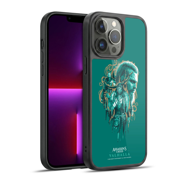Assassin's Creed Valhalla Compositions And Patterns Volva Gel Armour Case For Apple iPhone 13 Pro Max