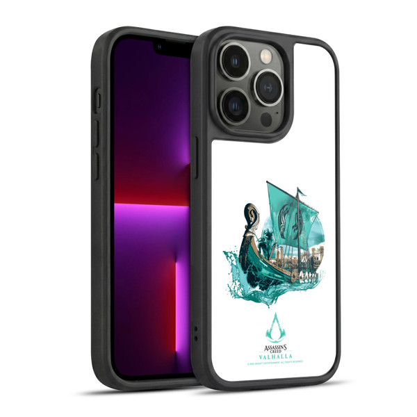 Assassin's Creed Valhalla Compositions And Patterns Eivor's Drakkar Gel Armour Case For Apple iPhone 13 Pro