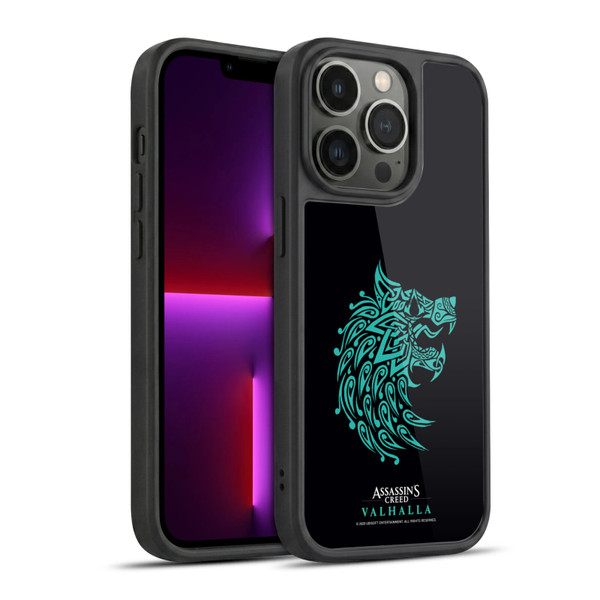 Assassin's Creed Valhalla Compositions And Patterns Wolf Gel Armour Case For Apple iPhone 13 Pro