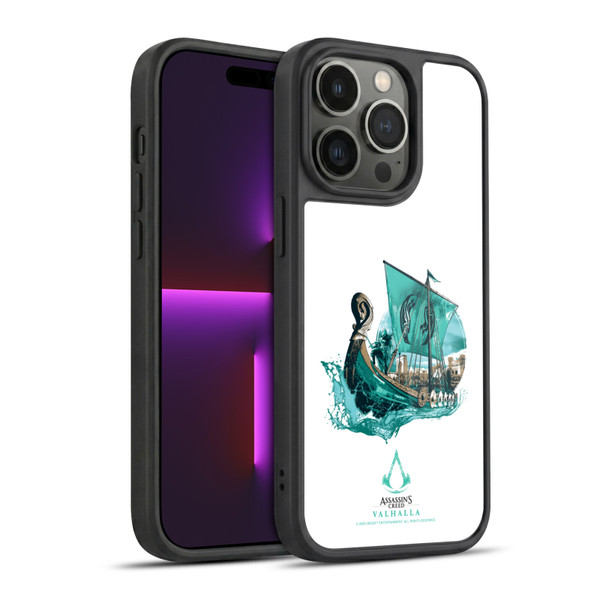 Assassin's Creed Valhalla Compositions And Patterns Eivor's Drakkar Gel Armour Case For Apple iPhone 14 Pro