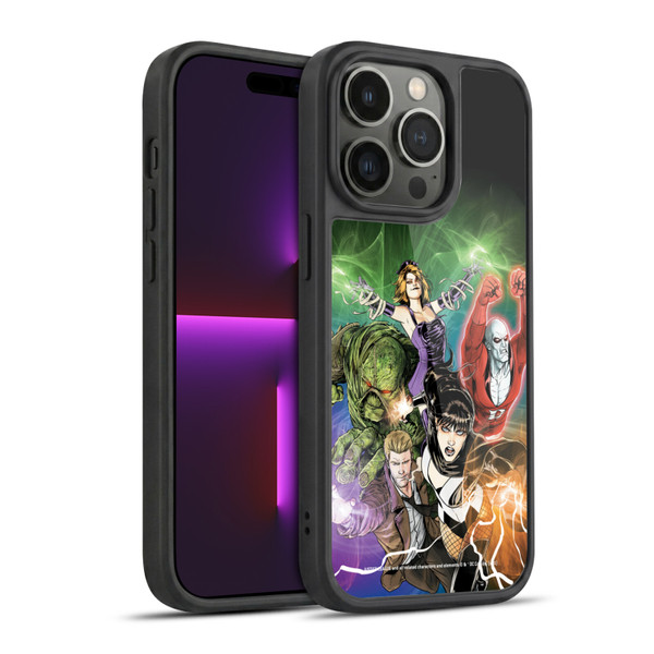 Justice League DC Comics Dark Comic Art #30 Group Gel Armour Case For Apple iPhone 14 Pro