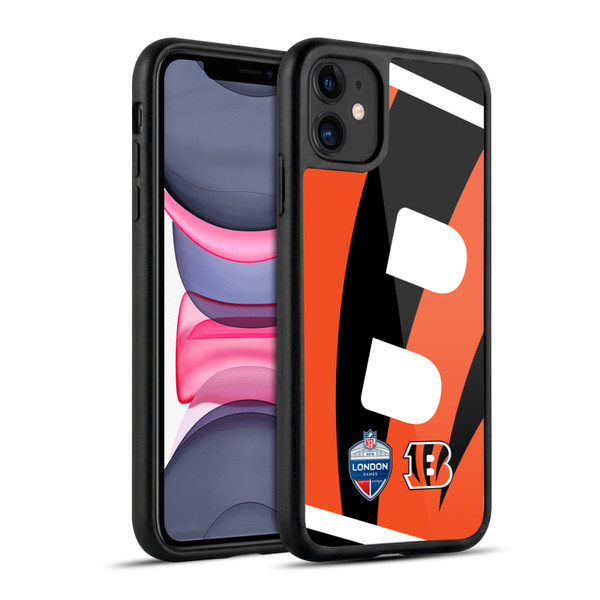 NFL 2019 London Games Oversized Bengals Gel Armour Case For Apple iPhone 11
