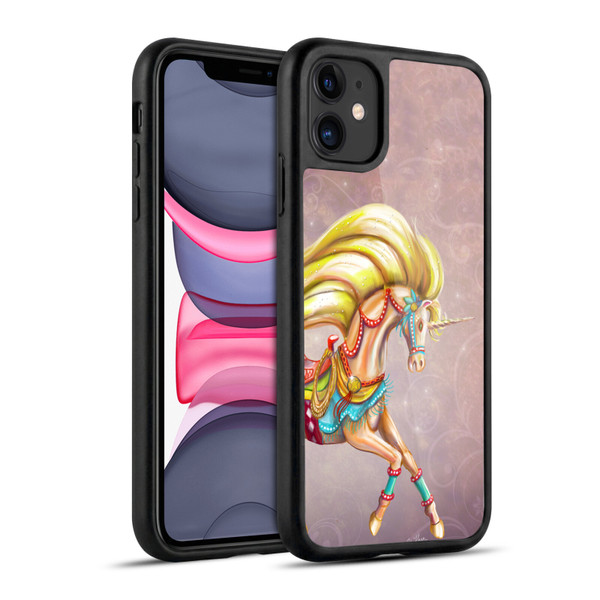 Rose Khan Unicorns Western Palomino Gel Armour Case For Apple iPhone 11