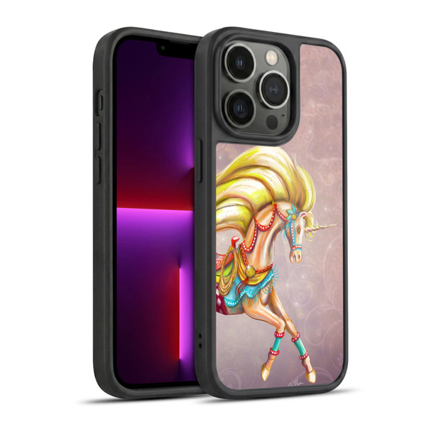 Rose Khan Unicorns Western Palomino Gel Armour Case For Apple iPhone 13 Pro