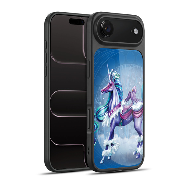 Rose Khan Unicorns Winter Blue Gel Armour Case For Apple iPhone 17 Air