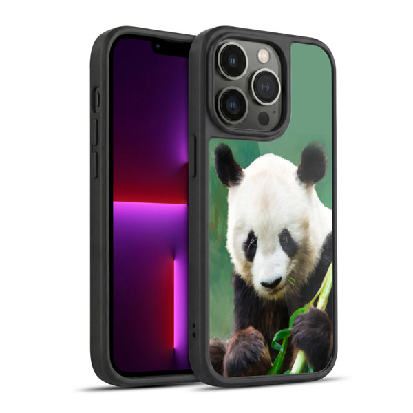 Simone Gatterwe Wildlife Panda Gel Armour Case For Apple iPhone 13 Pro