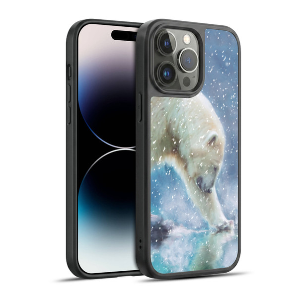 Simone Gatterwe Wildlife Snow Gel Armour Case For Apple iPhone 14 Pro Max