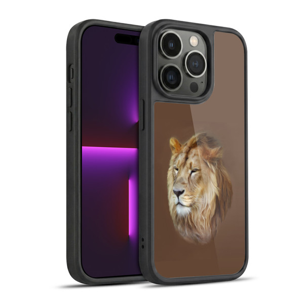 Simone Gatterwe Wildlife Lion Gel Armour Case For Apple iPhone 14 Pro