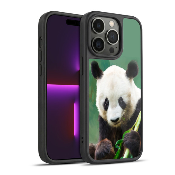 Simone Gatterwe Wildlife Panda Gel Armour Case For Apple iPhone 14 Pro
