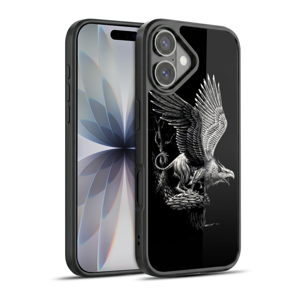 Stanley Morrison Black And White Griffon Gel Armour Case For Apple iPhone 17