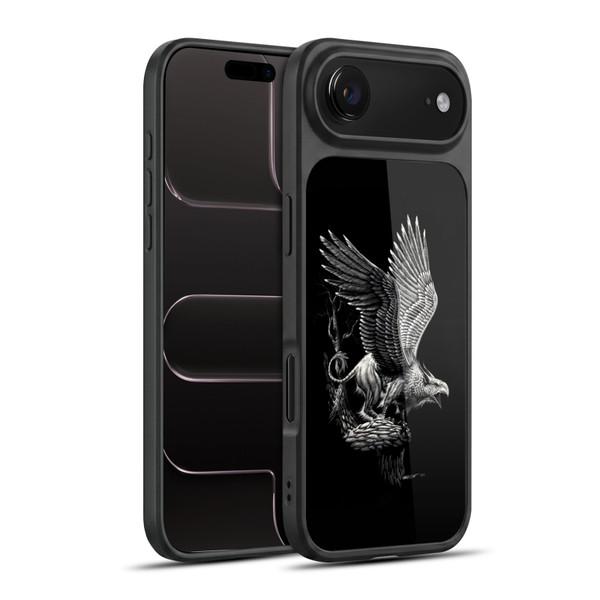 Stanley Morrison Black And White Griffon Gel Armour Case For Apple iPhone 17 Air