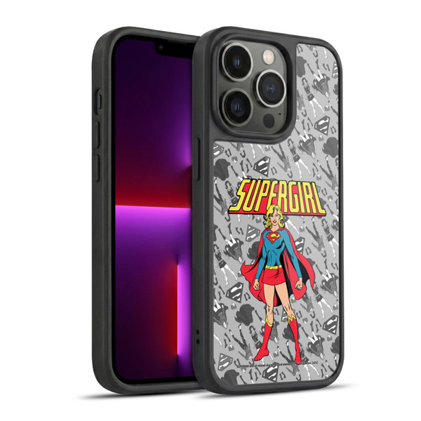 Superman DC Comics Supergirl Comic Art Classic Gel Armour Case For Apple iPhone 13 Pro