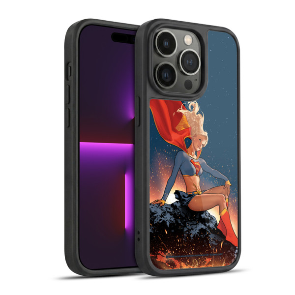 Superman DC Comics Supergirl Comic Art #23 Variant Gel Armour Case For Apple iPhone 14 Pro