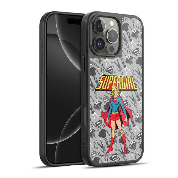 Superman DC Comics Supergirl Comic Art Classic Gel Armour Case For Apple iPhone 16 Pro Max