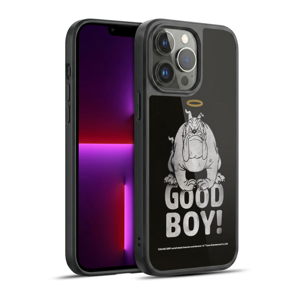 Tom and Jerry Typography Art Good Boy Gel Armour Case For Apple iPhone 13 Pro Max