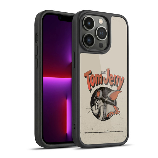 Tom and Jerry Typography Art Jerry Gel Armour Case For Apple iPhone 13 Pro