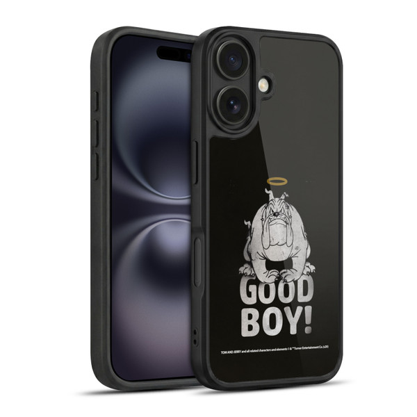 Tom and Jerry Typography Art Good Boy Gel Armour Case For Apple iPhone 16