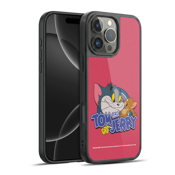 Tom and Jerry Typography Art Classic Gel Armour Case For Apple iPhone 16 Pro Max