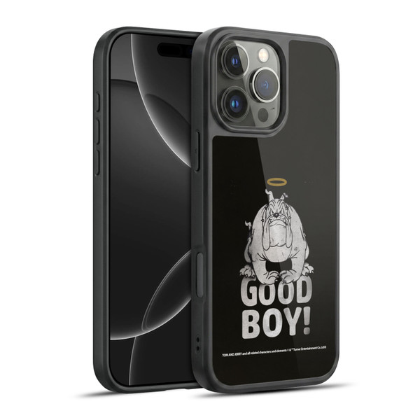 Tom and Jerry Typography Art Good Boy Gel Armour Case For Apple iPhone 16 Pro Max