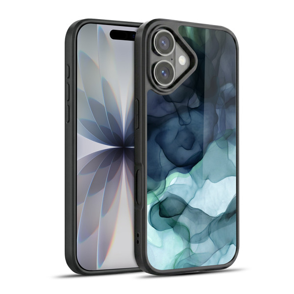UtArt Dark Night Marble Heavy Smoke Gel Armour Case For Apple iPhone 17
