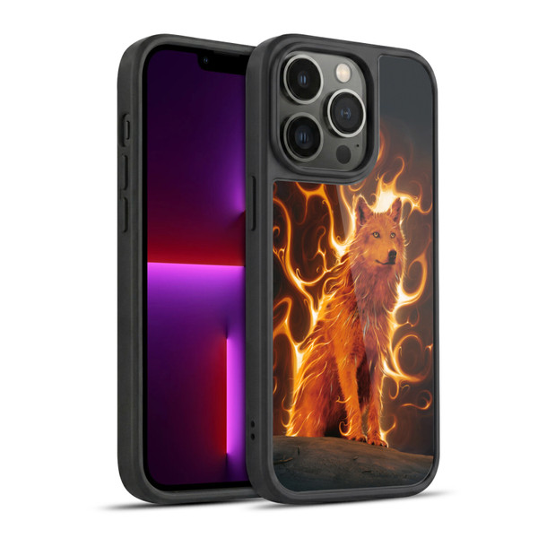 Vincent Hie Canidae Wolf Phoenix Gel Armour Case For Apple iPhone 13 Pro
