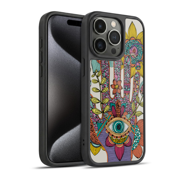 Valentina Symbols Illustration Hamsa Gel Armour Case For Apple iPhone 15 Pro