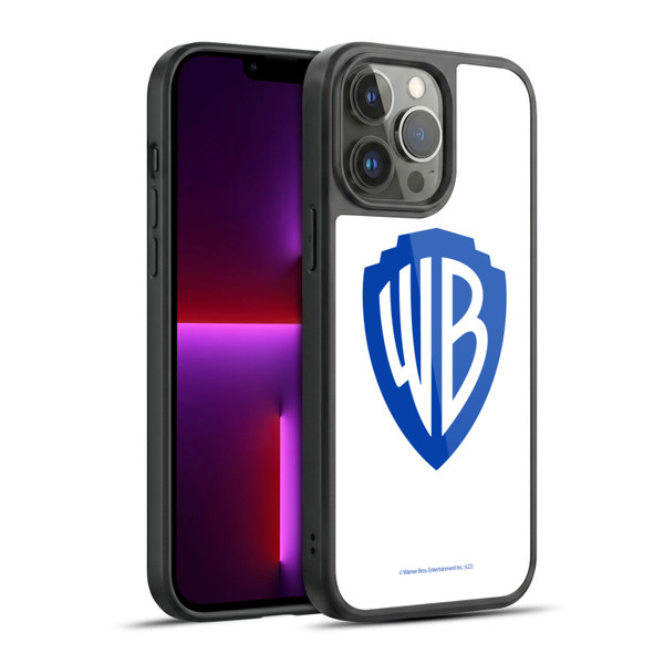 Warner Bros. Shield Logo White Gel Armour Case For Apple iPhone 13 Pro Max