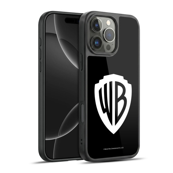 Warner Bros. Shield Logo Black Gel Armour Case For Apple iPhone 16 Pro Max