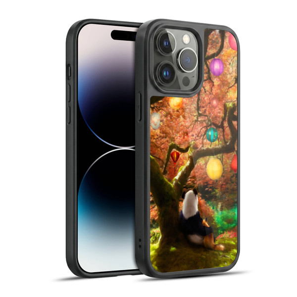 Aimee Stewart Fantasy Panda & Fox Gel Armour Case For Apple iPhone 14 Pro Max