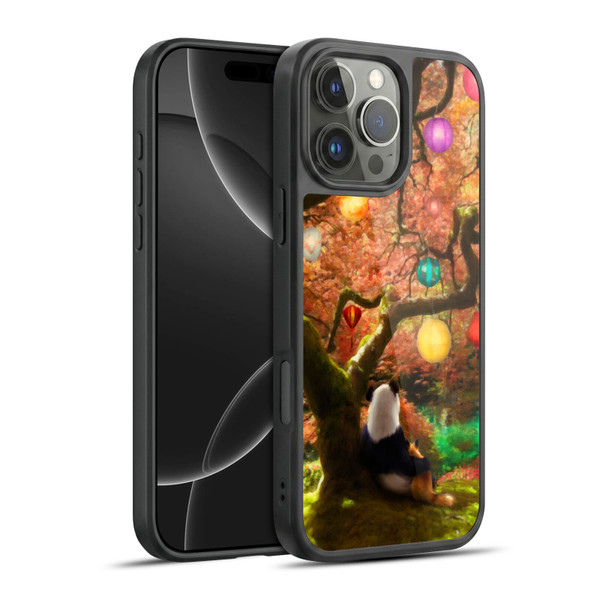Aimee Stewart Fantasy Panda & Fox Gel Armour Case For Apple iPhone 16 Pro Max