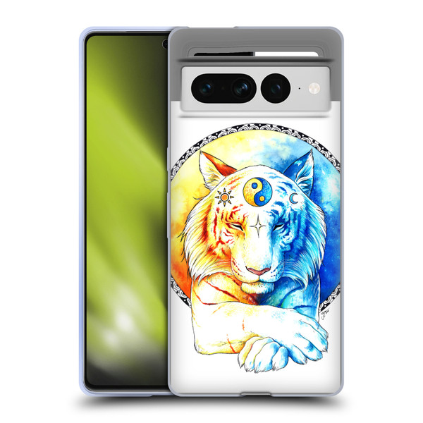 Jonas "JoJoesArt" Jödicke Big Cats Inner Balance Soft Gel Case for Google Pixel 7 Pro