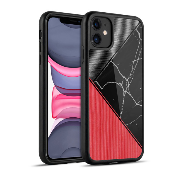 Alyn Spiller Marble Colour Block Gel Armour Case For Apple iPhone 11