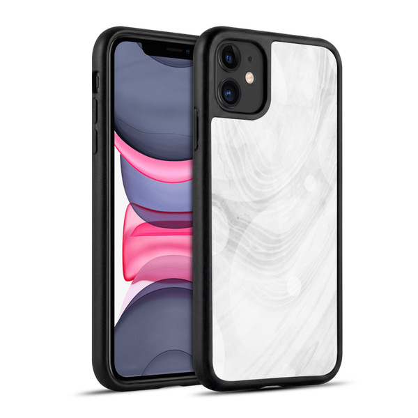 Alyn Spiller Marble White Gel Armour Case For Apple iPhone 11