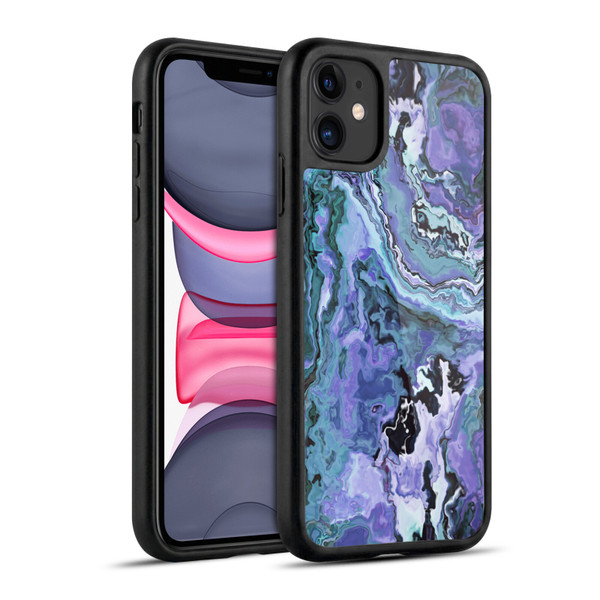 Haroulita Marble 2 Indigo Violet Gel Armour Case For Apple iPhone 11
