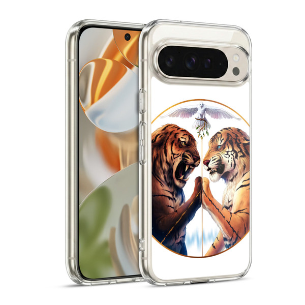 Jonas "JoJoesArt" Jödicke Big Cats Peace Soft Gel Case for Google Pixel 9 / Pixel 9 Pro