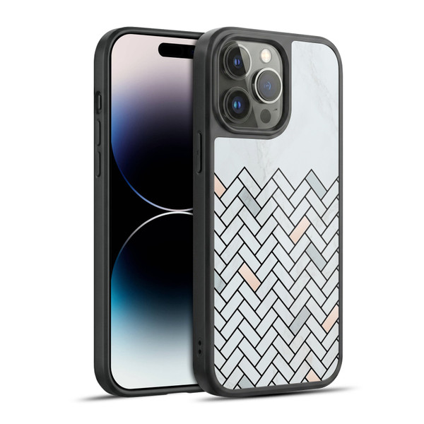 Alyn Spiller Marble Tile Gel Armour Case For Apple iPhone 14 Pro Max