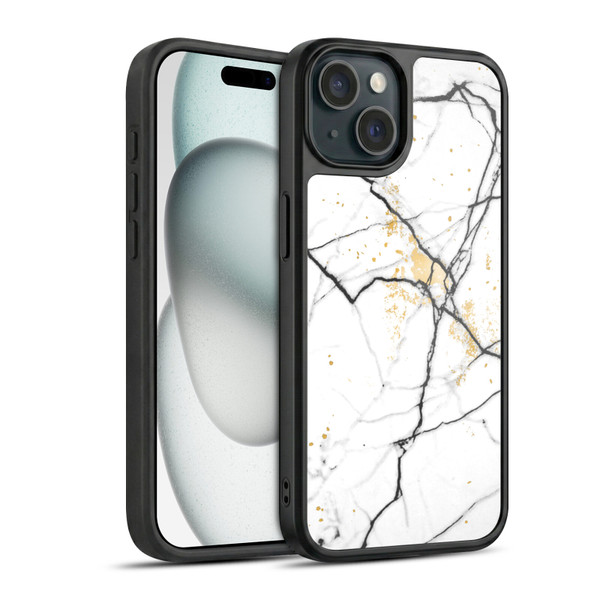 Alyn Spiller Marble Plain Gel Armour Case For Apple iPhone 15