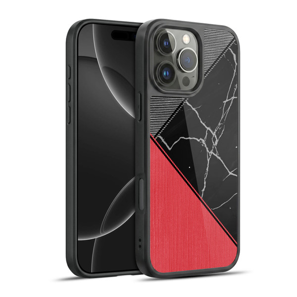 Alyn Spiller Marble Colour Block Gel Armour Case For Apple iPhone 16 Pro Max