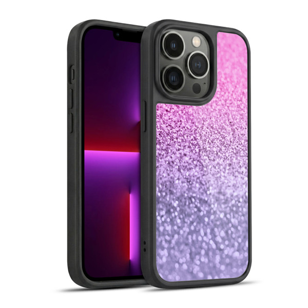 Monika Strigel Glitter Collection Lavender Pink Gel Armour Case For Apple iPhone 13 Pro