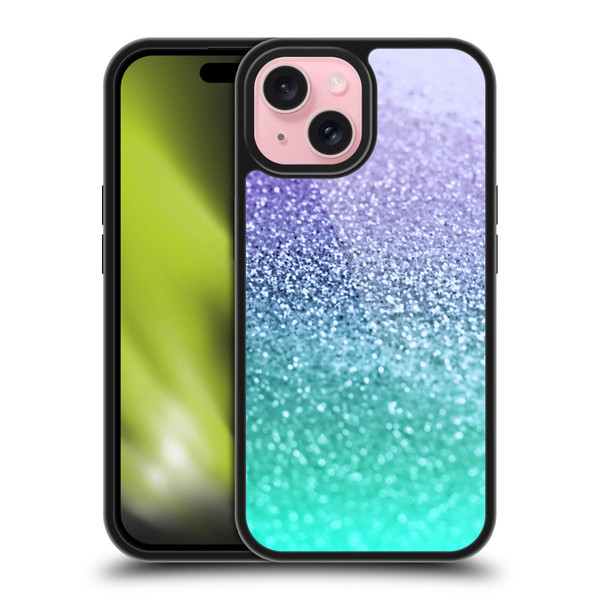 Monika Strigel Glitter Collection Lavender Gel Armour Case For Apple iPhone 15