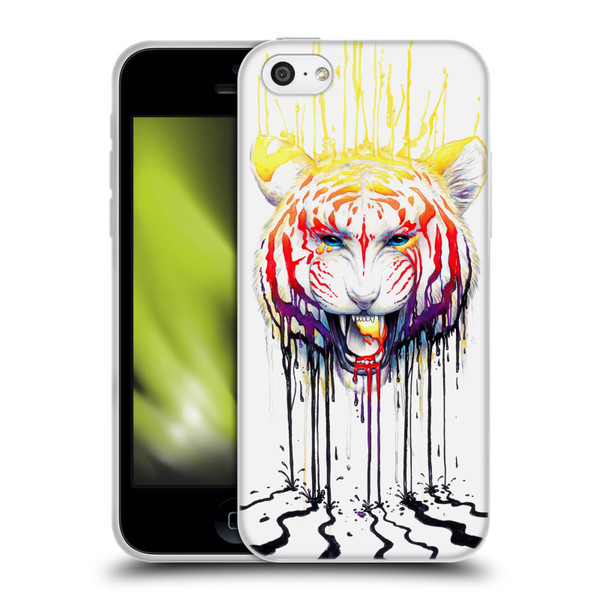 Jonas "JoJoesArt" Jödicke Creatures Fading Tiger Soft Gel Case for Apple iPhone 5c