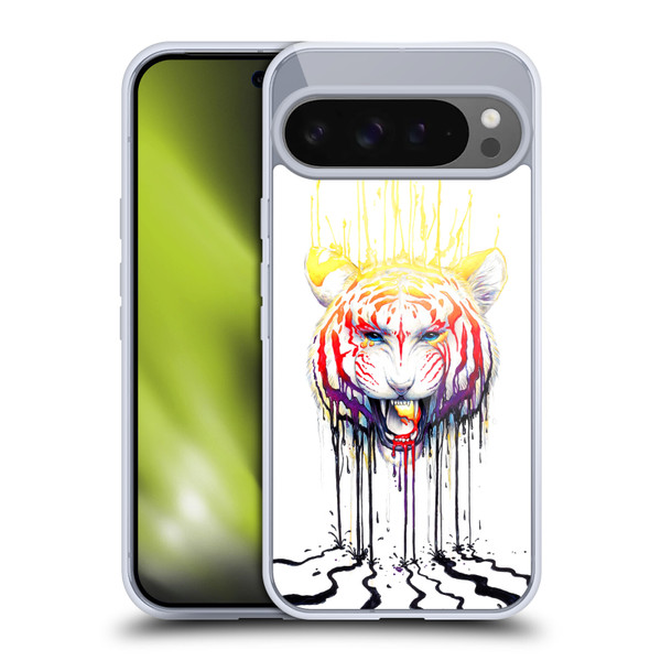 Jonas "JoJoesArt" Jödicke Creatures Fading Tiger Soft Gel Case for Google Pixel 9 Pro XL