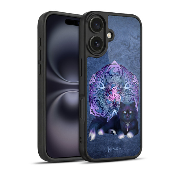Brigid Ashwood Celtic Black Cat Gel Armour Case For Apple iPhone 16