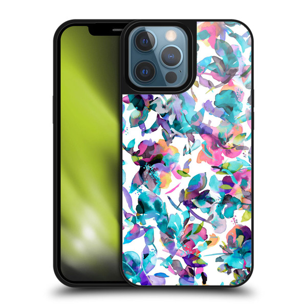 Ninola Botanical Patterns Watery Hibiscus Gel Armour Case For Apple iPhone 13 Pro Max