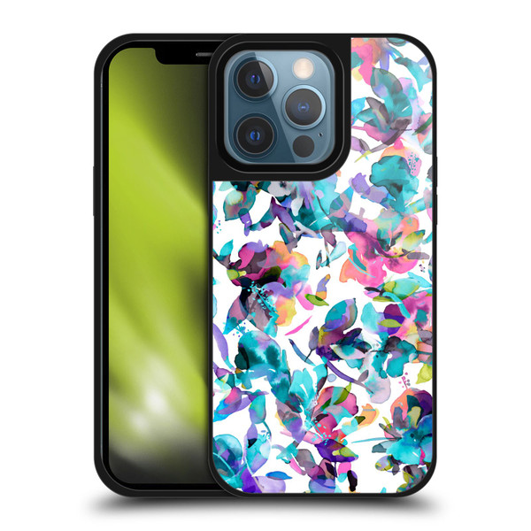 Ninola Botanical Patterns Watery Hibiscus Gel Armour Case For Apple iPhone 13 Pro